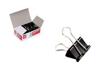 Binder clip 25mm 12ks DELI E38564