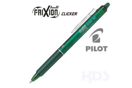 PILOT Přepisovatelný gumov. roller Frixion Clicker Hrot 0,7 mm Šíře stopy 0,35 mm zelený