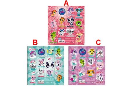 Samolepky LPS Littlest Pet Shop 6 druhů