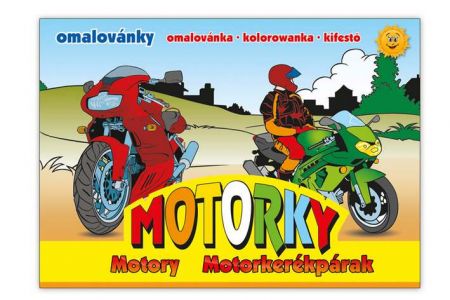 Omalovánky MFP Motorky A5