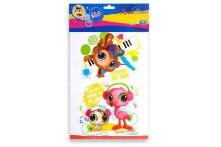 Dekorace na stěnu 3D Littlest Pet Shop,41 x 29 cmLPS