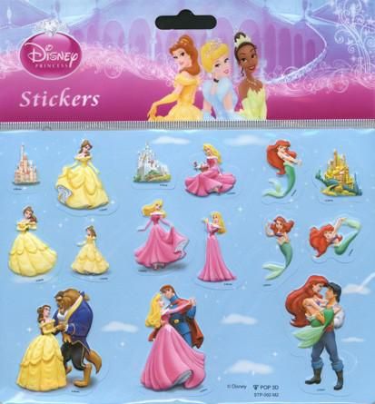 CANPOL-Samolepky Disney 3D Princesses ,,C&quot; EAN: 5902814358979C