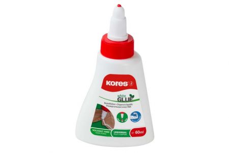 KORES White glue 60 ml, rychlouzávěr, lepí i dřevo