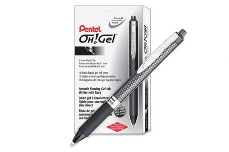 PENTEL Gel roller černý 0,7 gelové pero