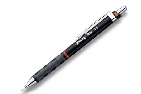 Pentelka Rotring Tikky Black černá 1,0 mm (Mechanická tužka Rotring Tikky Black)