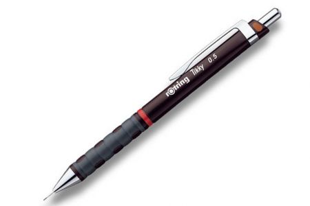 Pentelka Rotring Tikky Burgundy vínová 0,5 mm (Mechanická tužka Rotring Tikky Burgundy)