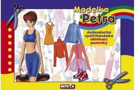 Vystřihovánky Modelka Petra (vystřihovánka BETEXA)