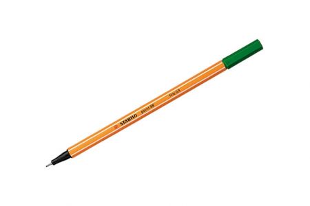 STABILO Liner point 88 zelená 0,4mm