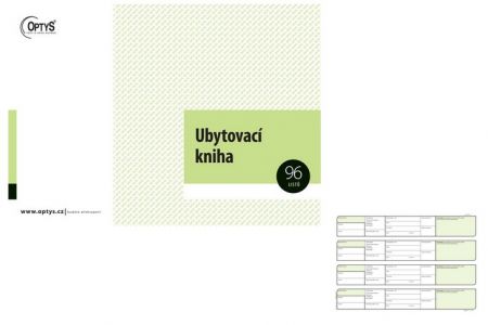 Ubytovací kniha, A4, 96 listů, OPTYS 1272