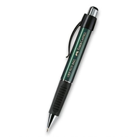 Kuličková tužka Faber-Castell Grip Plus Ball 1407 zelená