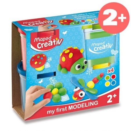 Modelovací hmota Maped Creativ 4 barvy, 120 g