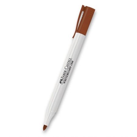 Popisovač Faber-Castell Slim Whiteboard Marker hnědý