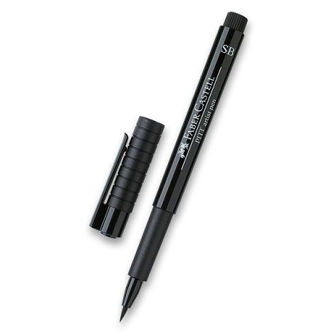 Faber-Castell Pitt Artist Pen, Soft Brush | Black
