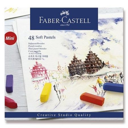 Pastelové křídy Faber-Castell Mini 48 barev