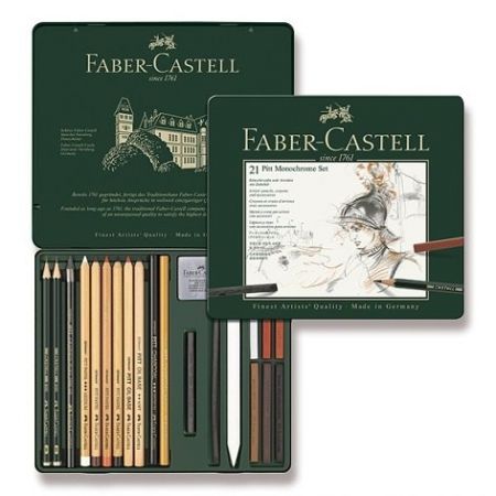 Sada Faber-Castell Pitt Monochrome 21 kusů