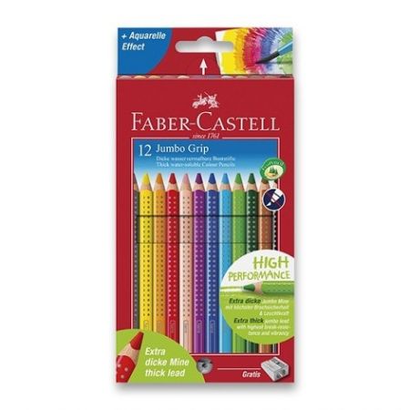 Pastelky Faber-Castell Colour Grip Jumbo 12 barev