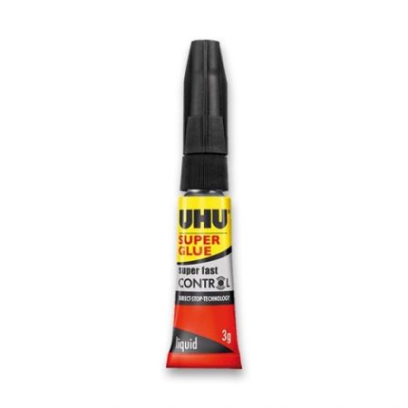 Vteřinové lepidlo Uhu Super Glue Control 3 g, tekuté