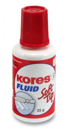 Opravný lak Kores Fluid Sof houbička, 25 g