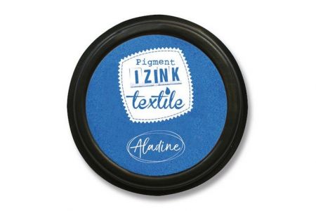 Razítkovací polštářek Aladine Izink Textile MODRÁ