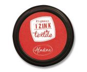 Razítkovací polštářek Aladine Izink Textile ČERVENÁ