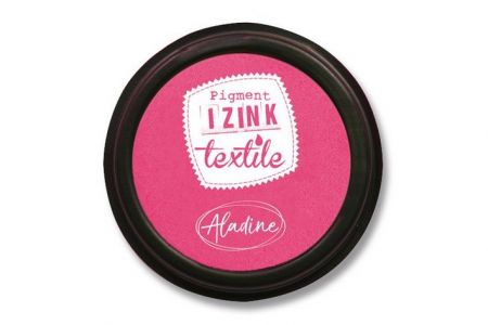 Razítkovací polštářek Aladine Izink Textile RŮŽOVÁ