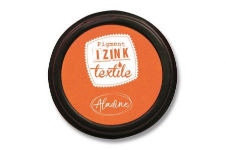 Razítkovací polštářek Aladine Izink Textile ORANŽOVÁ