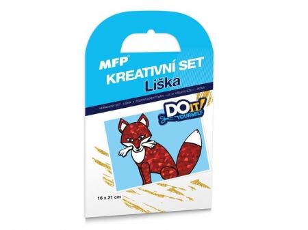 Kreativní set - Liška - fóliová technika