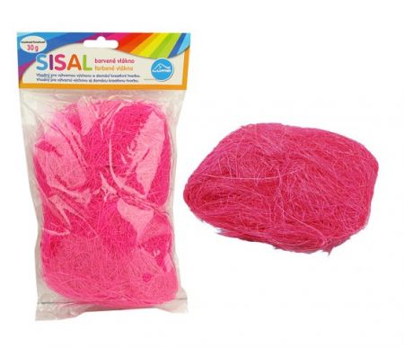 Sisal růžový 50g