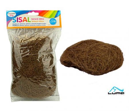 Sisal hnědý 30g LUMA