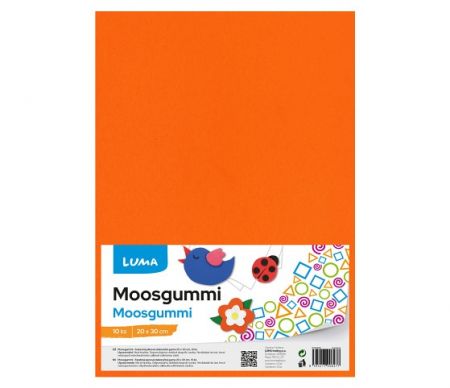 MOOSGUMMI A4 oranžová