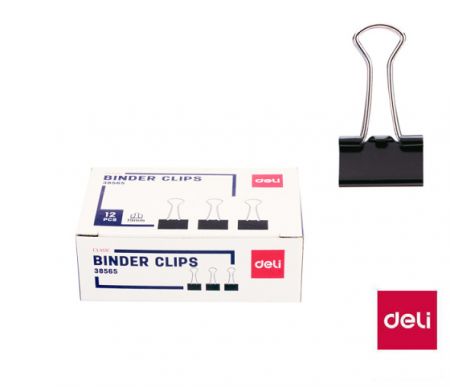 Binder clip 19mm, 12ks DELI E9545A