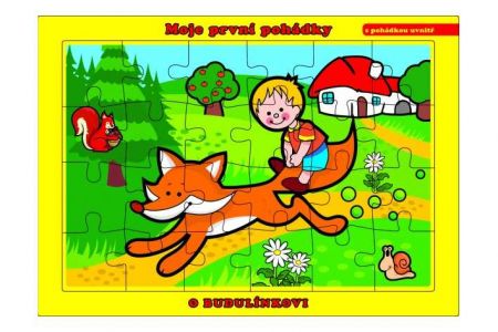 Puzzle deskové O Budulínkovi 26x17cm 24 dílků Moje první pohádky