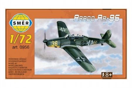 Model Arado AR-96 1:72 15,2x1,18 cm v krabici 25x14,5x4,5cm