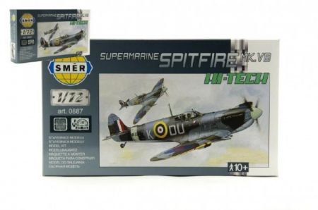 Model Supermarine Spitfire MK.VB HI TECH 1:72 12,8x13,6cm v krabici 25x14,5x4,5cm