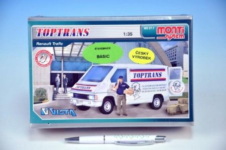 Stavebnice Monti 27.1 Toptrans Trafic 1:35 v krabici 22x15x6cm