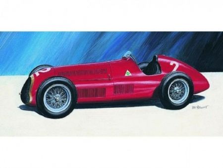 Model Alfa Romeo Alfetta 1950 17,2x6,5cm v krabici 25x14,5x4,5cm