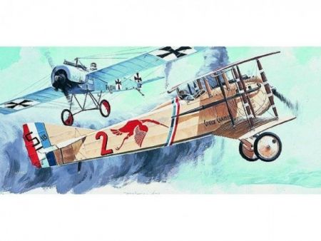 Model Spad S.8 15,4x19,3cm v krabici 31x13,5x3,5cm