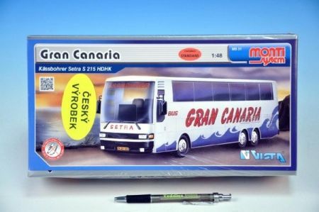 Stavebnice Monti 31 Gran Canaria-Bus Setra 1:48 v krabici 31x16x7cm