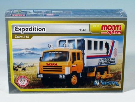 Stavebnice Monti 12 Expedice Tatra 815 1:48 v krabici 22x15x6cm