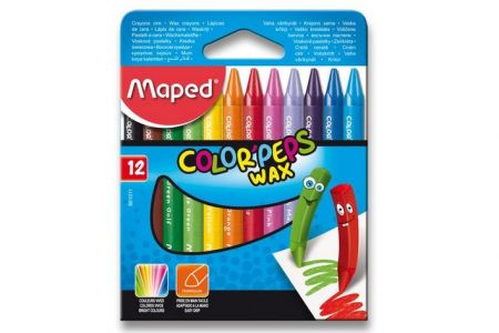 Voskovky trojhranné Maped Color&sbquo;Peps Wax 12ks