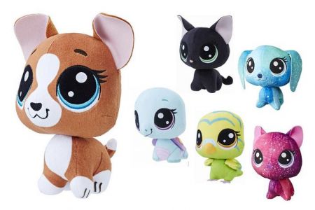 Littlest Pet Shop Plyšák s pohyblivou hlavou LPS