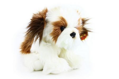 Plyšový pes Shih tzu sedící 28cm