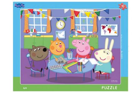 Puzzle deskové Prasátko Peppa 40dílků 37x29cm Peppa Pig