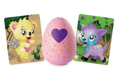 Hatchimals puzzle 48ks s Exclusive zvířátkem