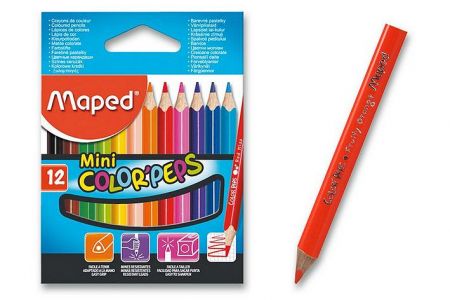 Pastelky Maped Color&sbquo;Peps Mini 12ks