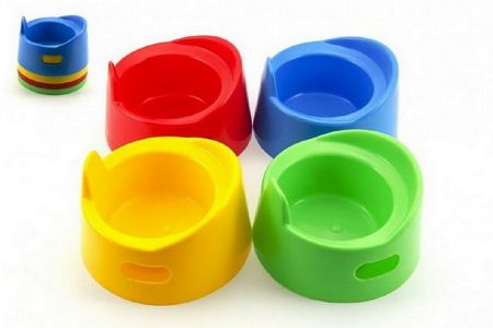 Nočník pro panenky plast průměr 13cm, 4druhy