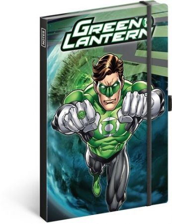 Notes Green Lantern linkovaný, 13 × 21 cm