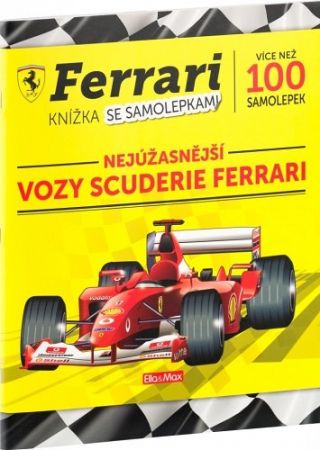 FERRARI, vozy Scuderie – Kniha samolepek