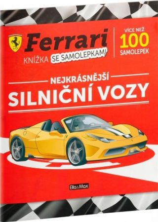 FERRARI, silniční vozy – Kniha samolepek