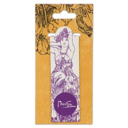 Magnetická záložka Alfons Mucha – Amethyst, Fresh Collection 